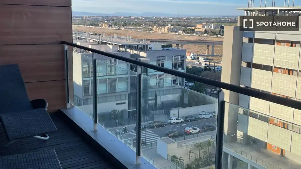 Terrace of Flat for rent in Xirivella  with Air Conditioner, Heating and Furnished