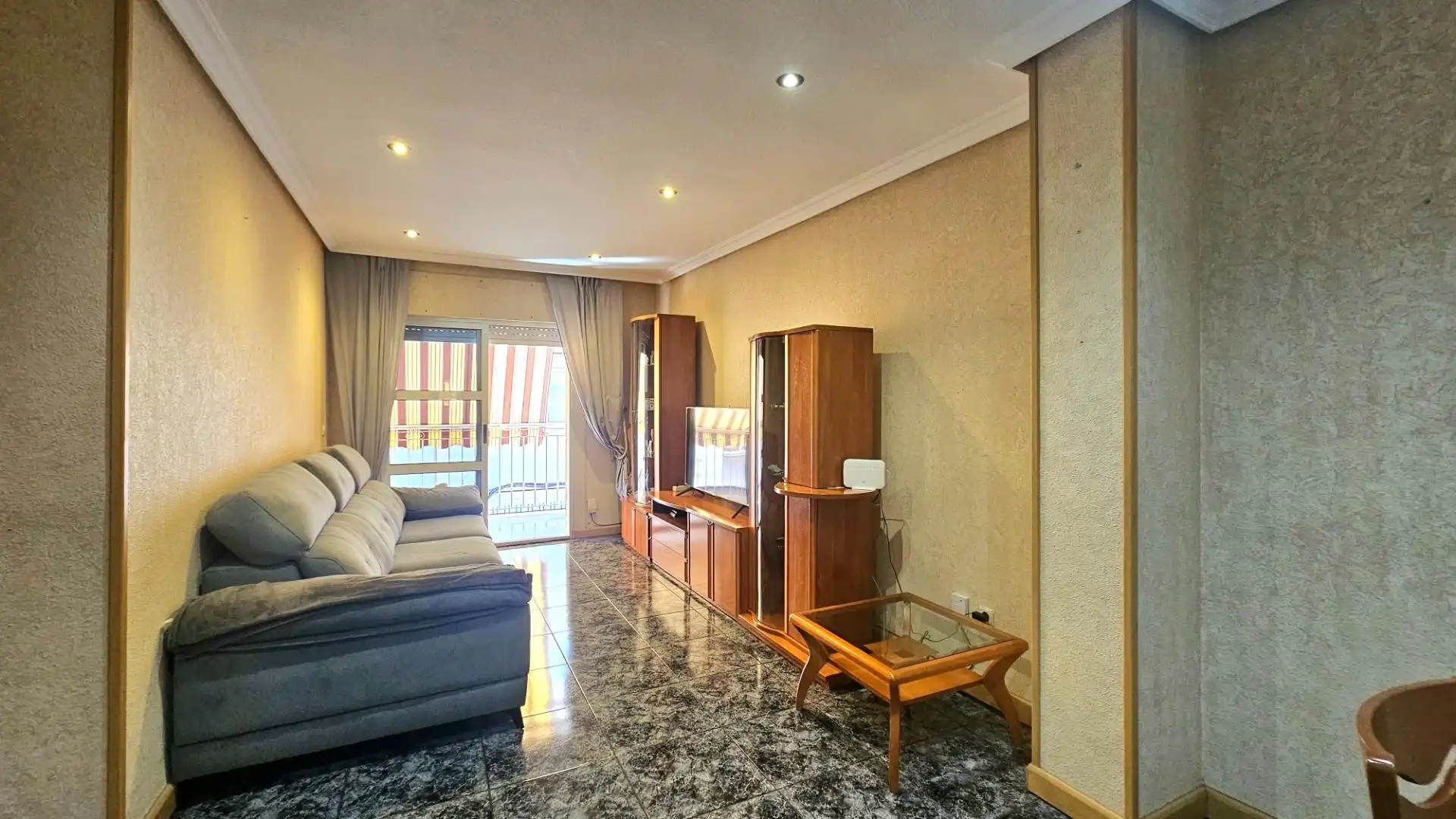Wohnzimmer von Wohnung zum Verkauf in La Unión mit Klimaanlage, Heizung und Terrasse