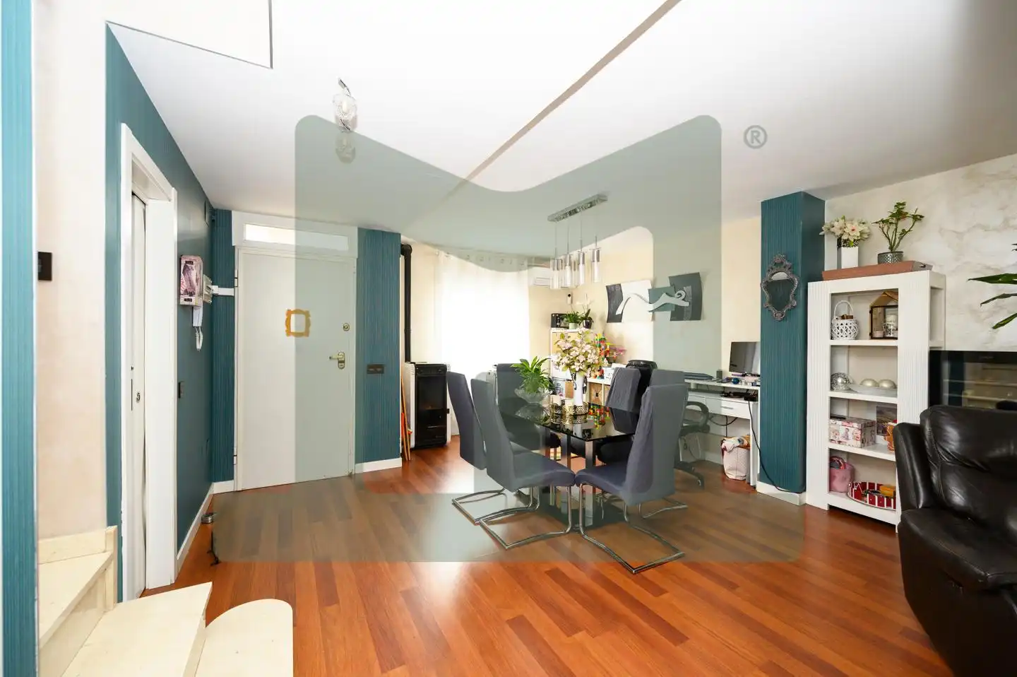 Dining room of Detached homes for sale in Parla  with Air Conditioner, Heating and Private garden