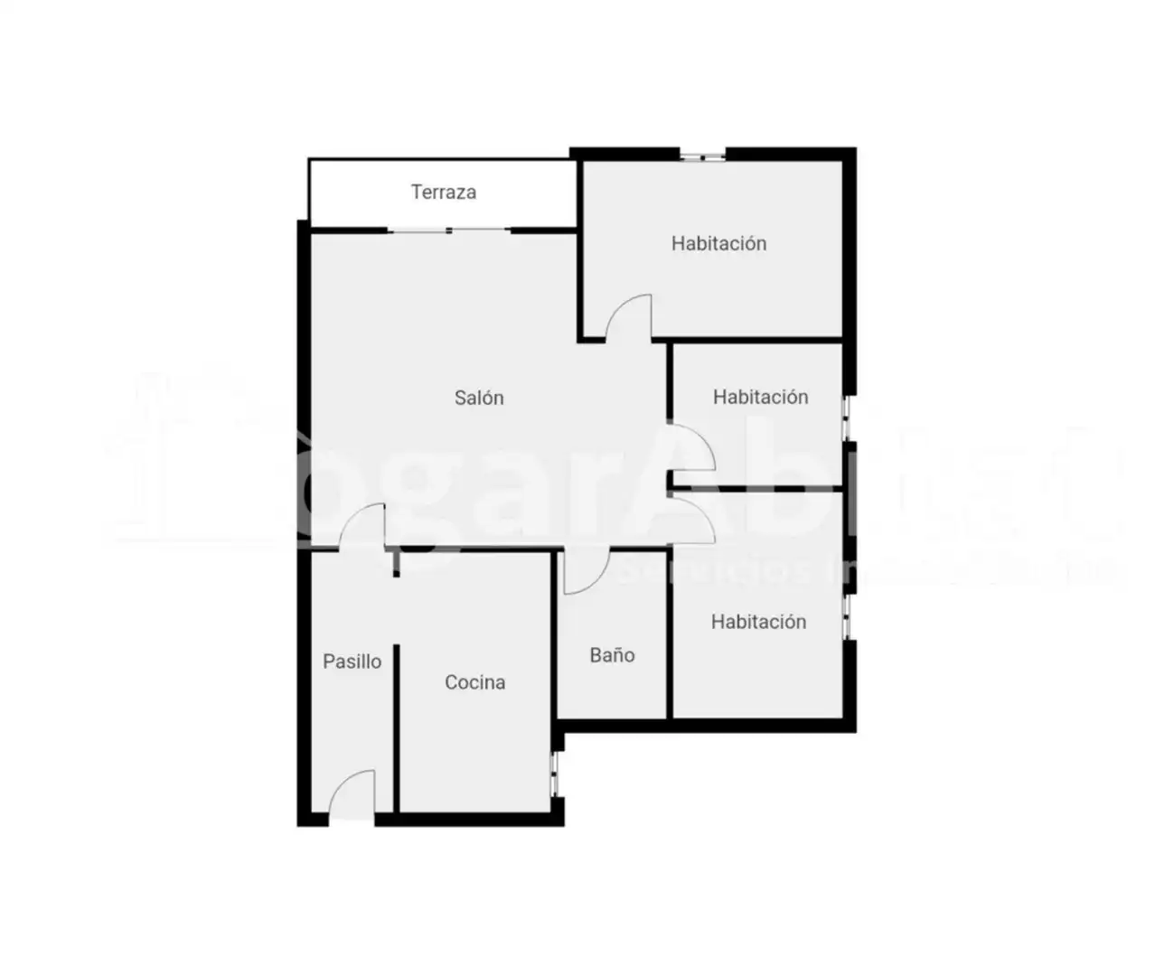 Piso en venta en Gandia con Aire acondicionado, Calefacción y Terraza
