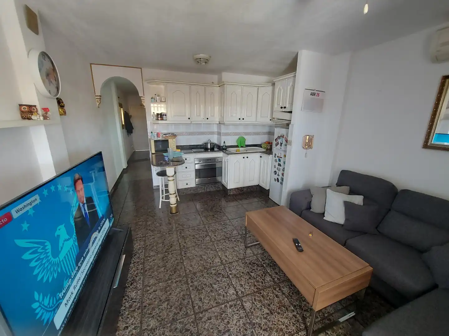 Wohnzimmer von Wohnungen zum Verkauf in San Bartolomé de Tirajana mit Klimaanlage, Möbliert und Ofen