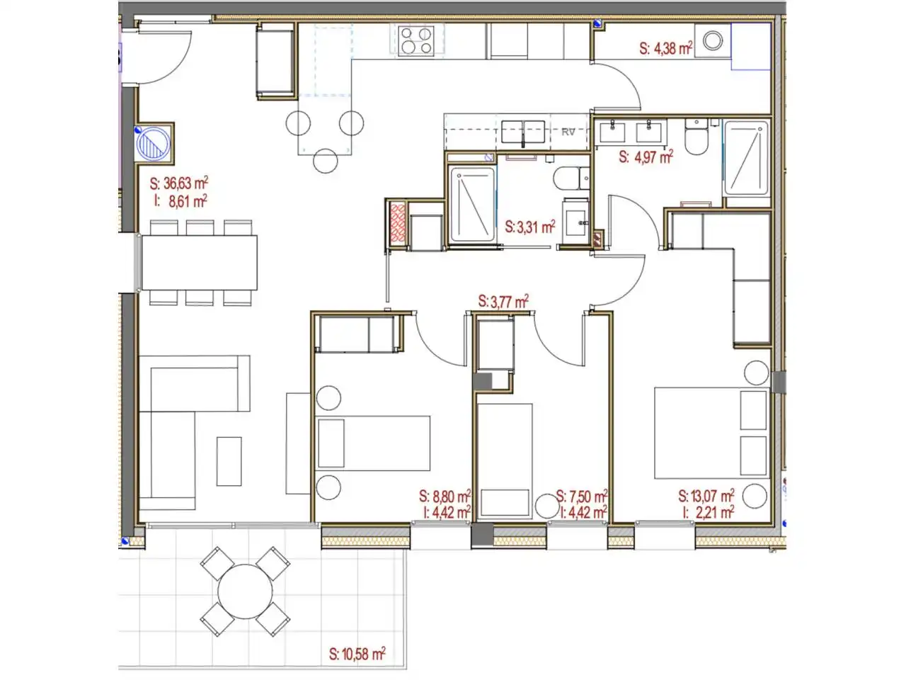 Wohnung zur Miete in Avenida Del Fener, Les Escaldes