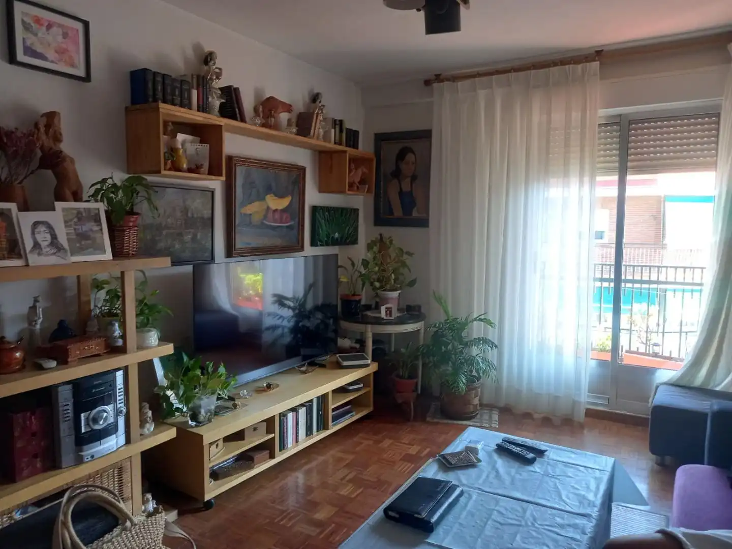 Wohnzimmer von Wohnung zum Verkauf in  Madrid Capital mit Terrasse