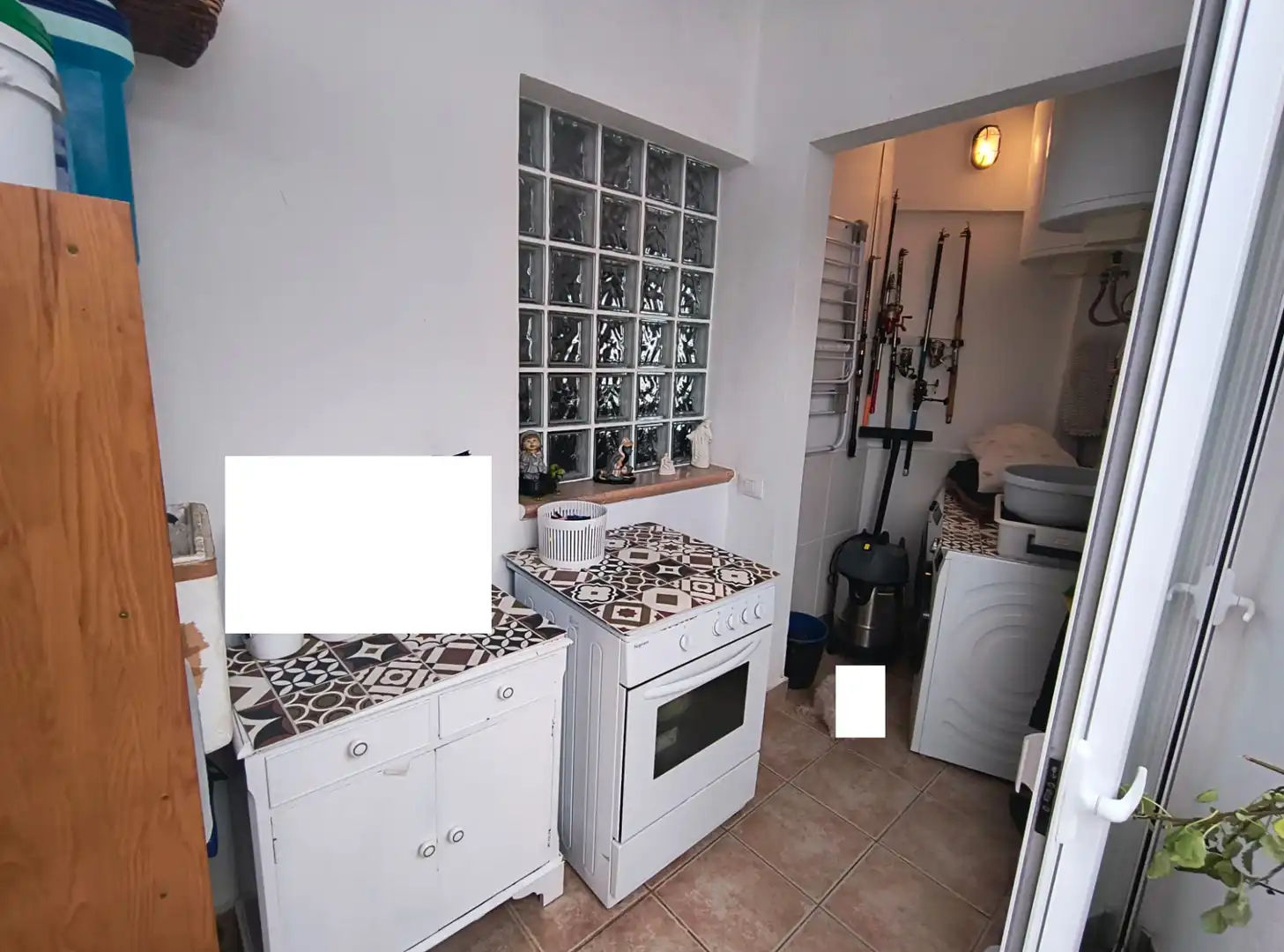 Cuina de Casa o xalet en venda en Buenavista del Norte amb Jardí privat, Terrassa i Forn