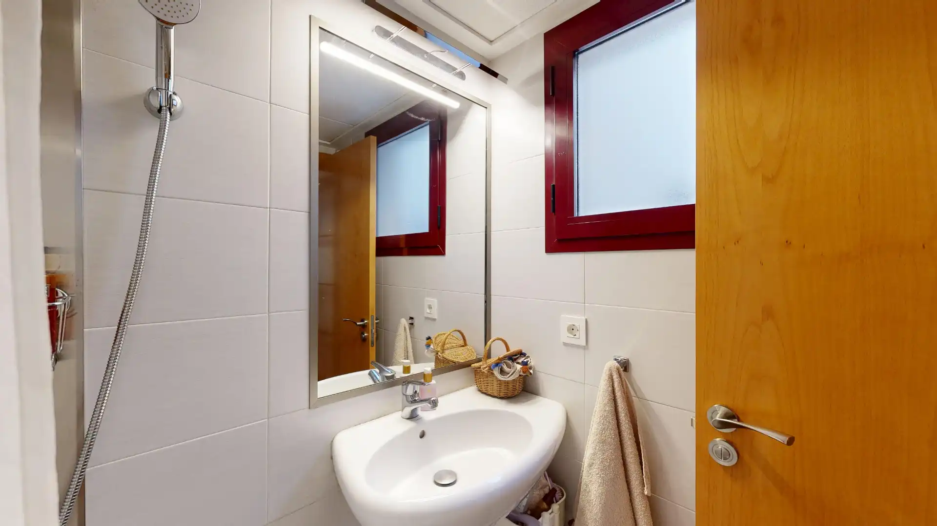 Baño de Ático en venta en Murcia con Aire acondicionado, Parquet y Terraza