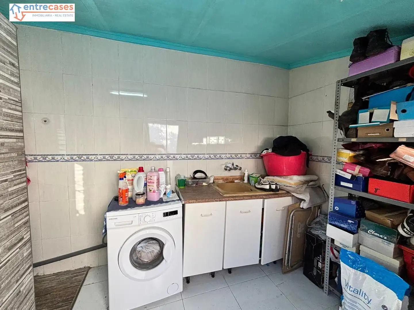 Cuina de Finca rústica en venda en Sagunto / Sagunt amb Aire condicionat, Terrassa i Piscina