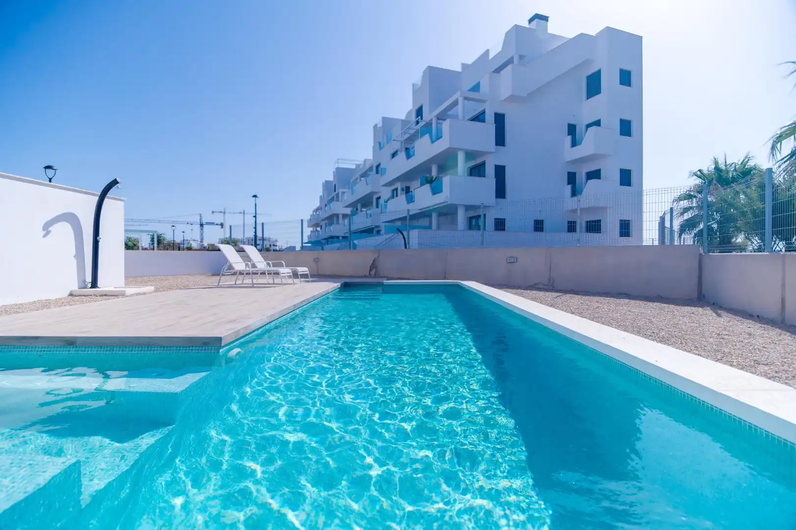 Schwimmbecken von Wohnungen zum Verkauf in Torre-Pacheco mit Heizung, Privatgarten und Terrasse