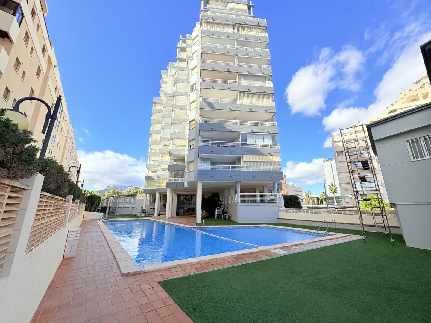 Piscina de Apartamento en venta en Calpe / Calp con Terraza y Piscina comunitaria