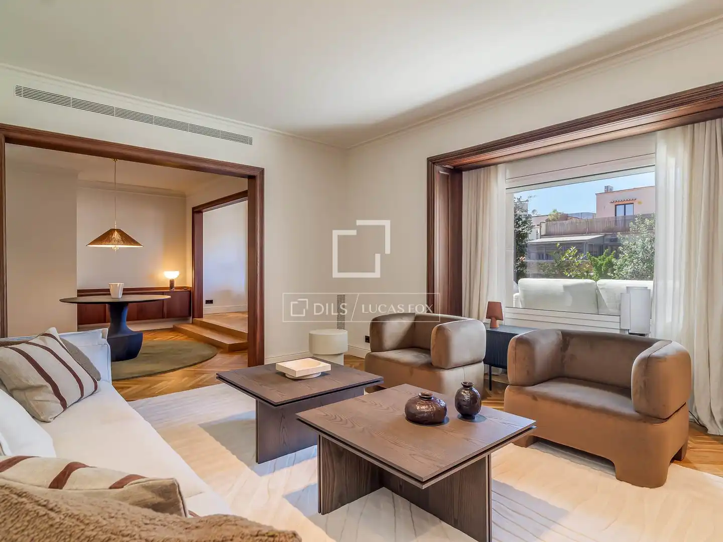 Sala de estar de Ático en venta en Barcelona con Aire acondicionado, Calefacción y Terraza