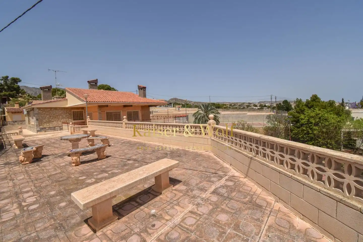 Terraza de Casa o chalet en venta en Crevillent con Aire acondicionado, Jardín privado y Terraza
