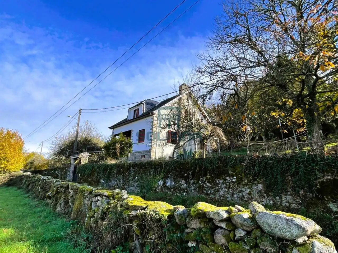 Vista exterior de Casa o chalet en venta en Baños de Molgas con Calefacción y Jardín privado