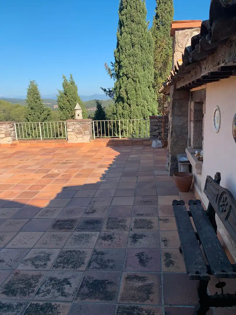 Terrassa de Casa o xalet en venda en Girona amb Jardí privat, Parquet i Terrassa