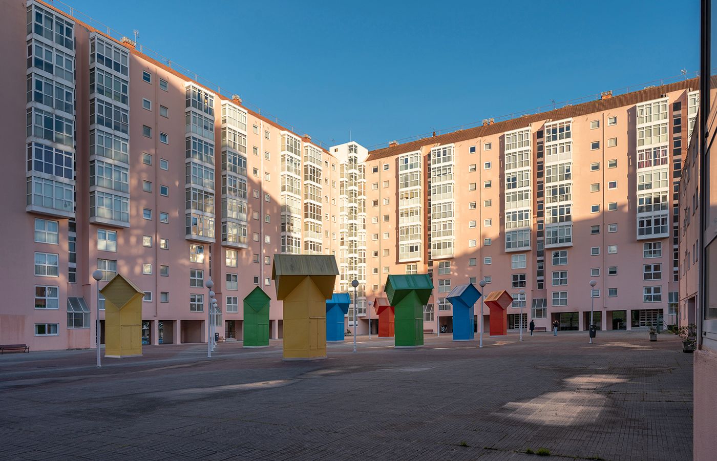 Vista exterior de Pis en venda en A Coruña Capital  amb Calefacció, Parquet i Moblat