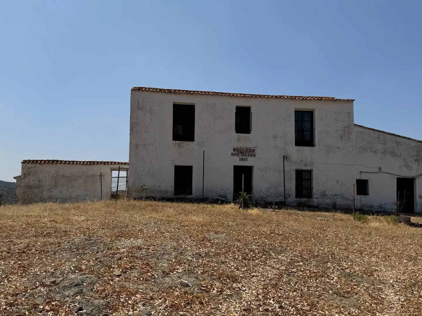 Außenansicht von Country house zum Verkauf in Cazalla de la Sierra mit Terrasse, Abstellraum und Schwimmbad