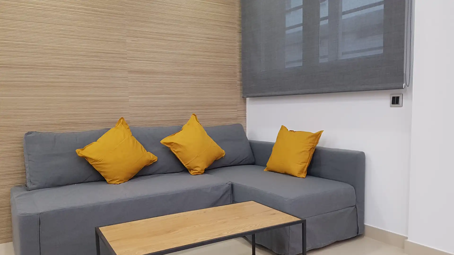 Sala d'estar de Apartament de lloguer en Málaga amb Aire condicionat, Calefacció i Moblat