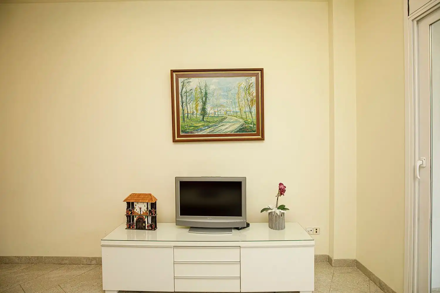 Living room of Flat for rent in Girona  with Air Conditioner and Terrace