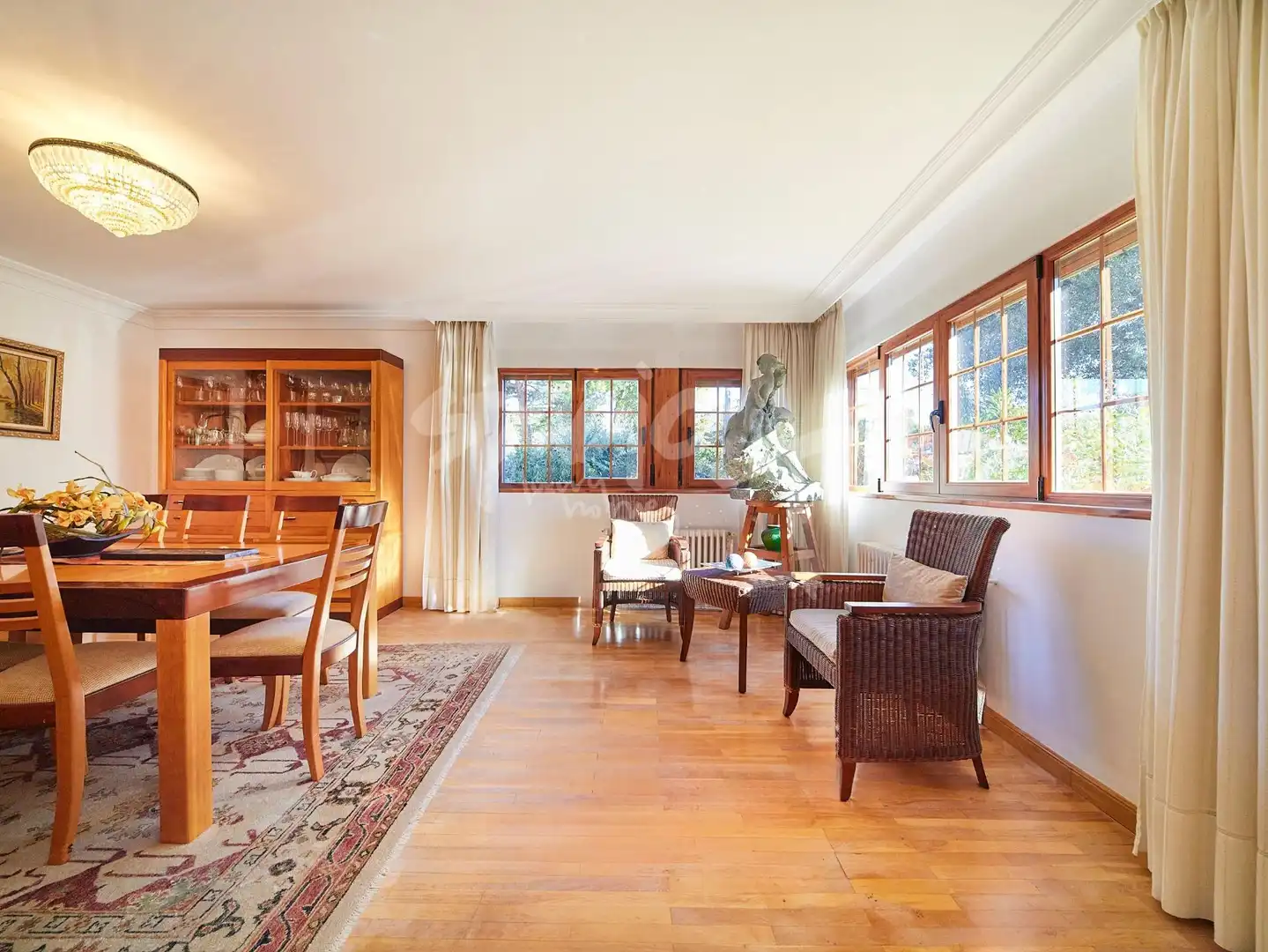 Living room of Houses for sale in Las Rozas de Madrid  with Air Conditioner, Heating and Private garden