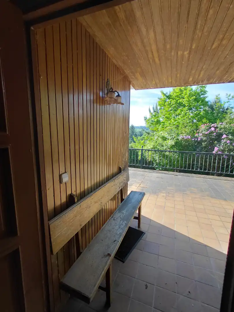 Terraza de Casa o chalet en venta en Oleiros con Aire acondicionado, Calefacción y Jardín privado