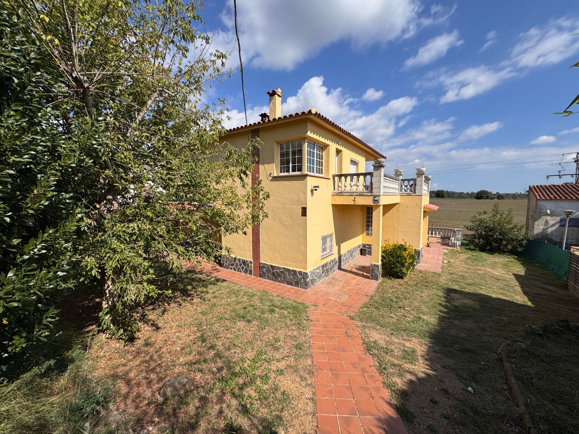 Vista exterior de Casa o xalet de lloguer en Sant Antoni de Vilamajor amb Calefacció, Terrassa i Forn