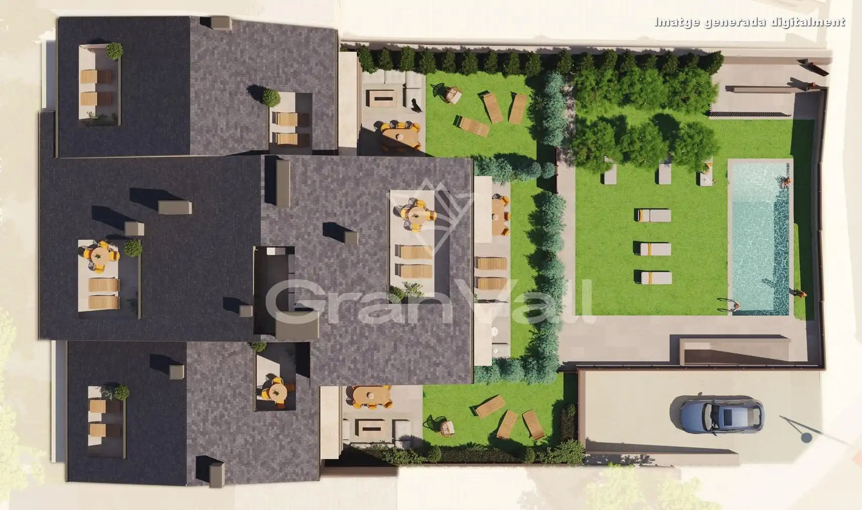 Jardín de Dúplex en venta en Puigcerdà con Jardín privado, Terraza y Trastero