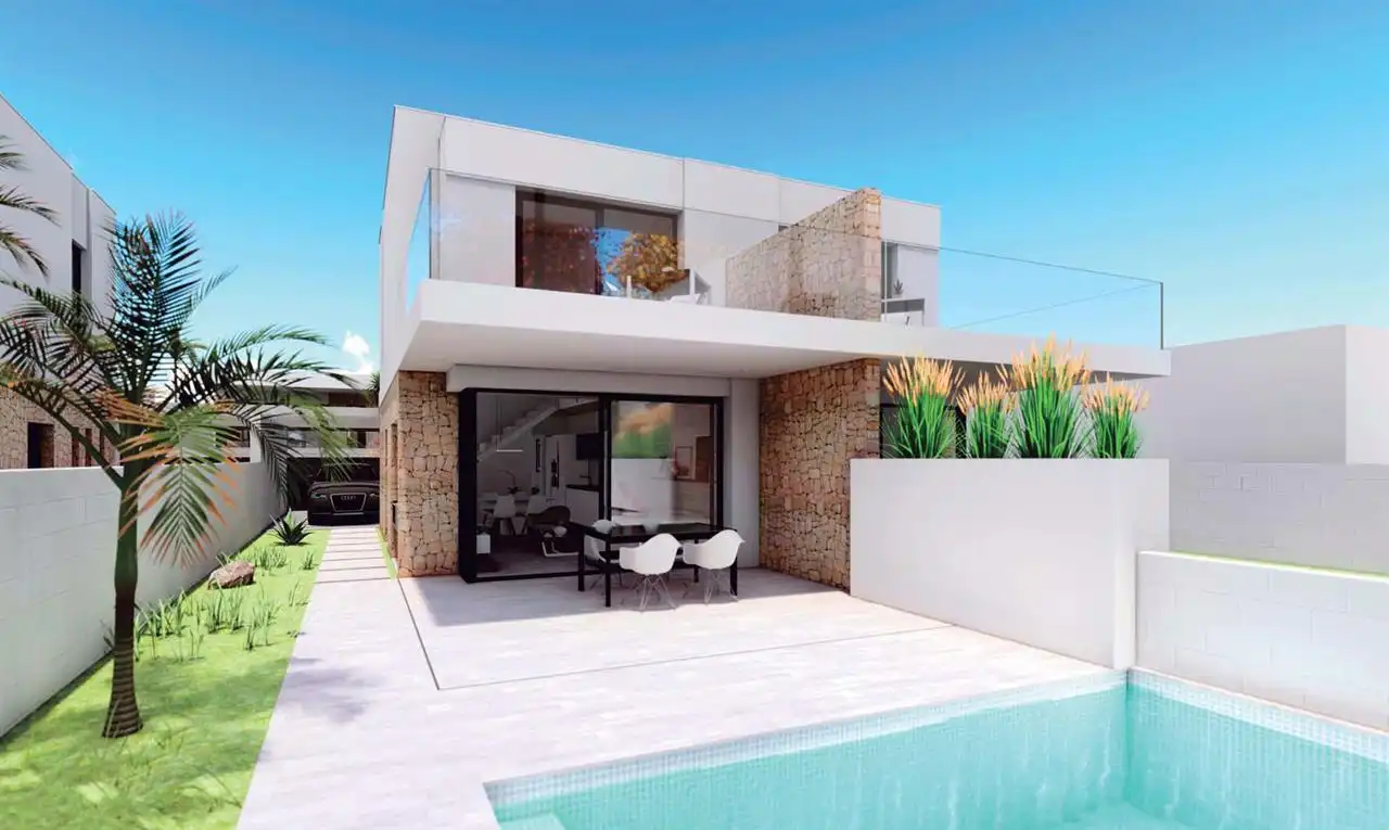 Terraced house with pool for sale in Golf Valle Este, imagen 7