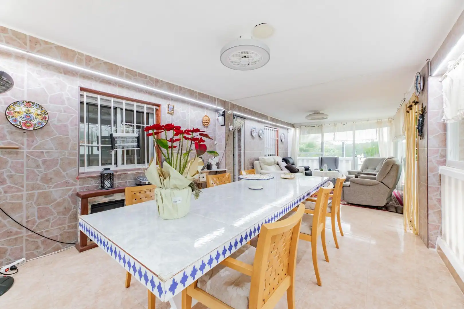 Comedor de Casa o chalet en venta en Turís con Aire acondicionado, Jardín privado y Terraza