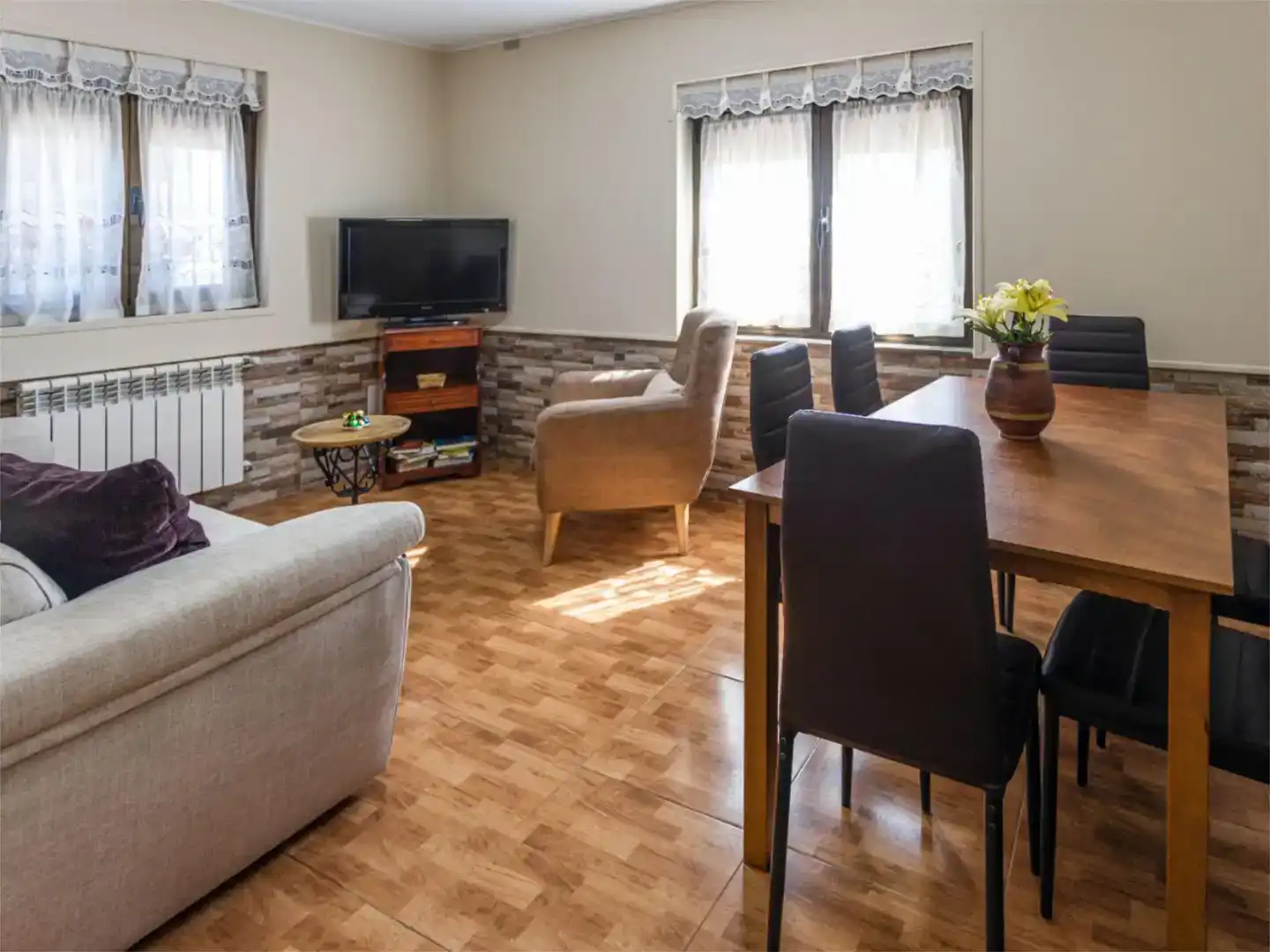 Wohnzimmer von Wohnung zum Verkauf in Llanes mit Balkon
