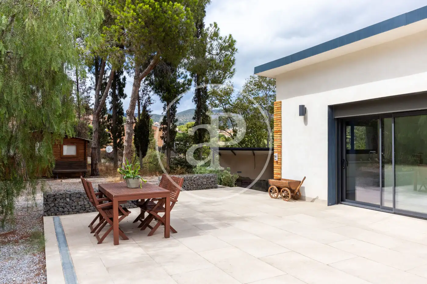 Terrassa de Casa o xalet en venda en Tiana amb Aire condicionat, Calefacció i Jardí privat