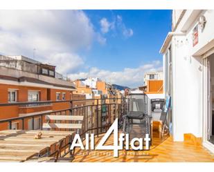 Vista exterior de Estudi de lloguer en L'Hospitalet de Llobregat amb Calefacció, Terrassa i Traster