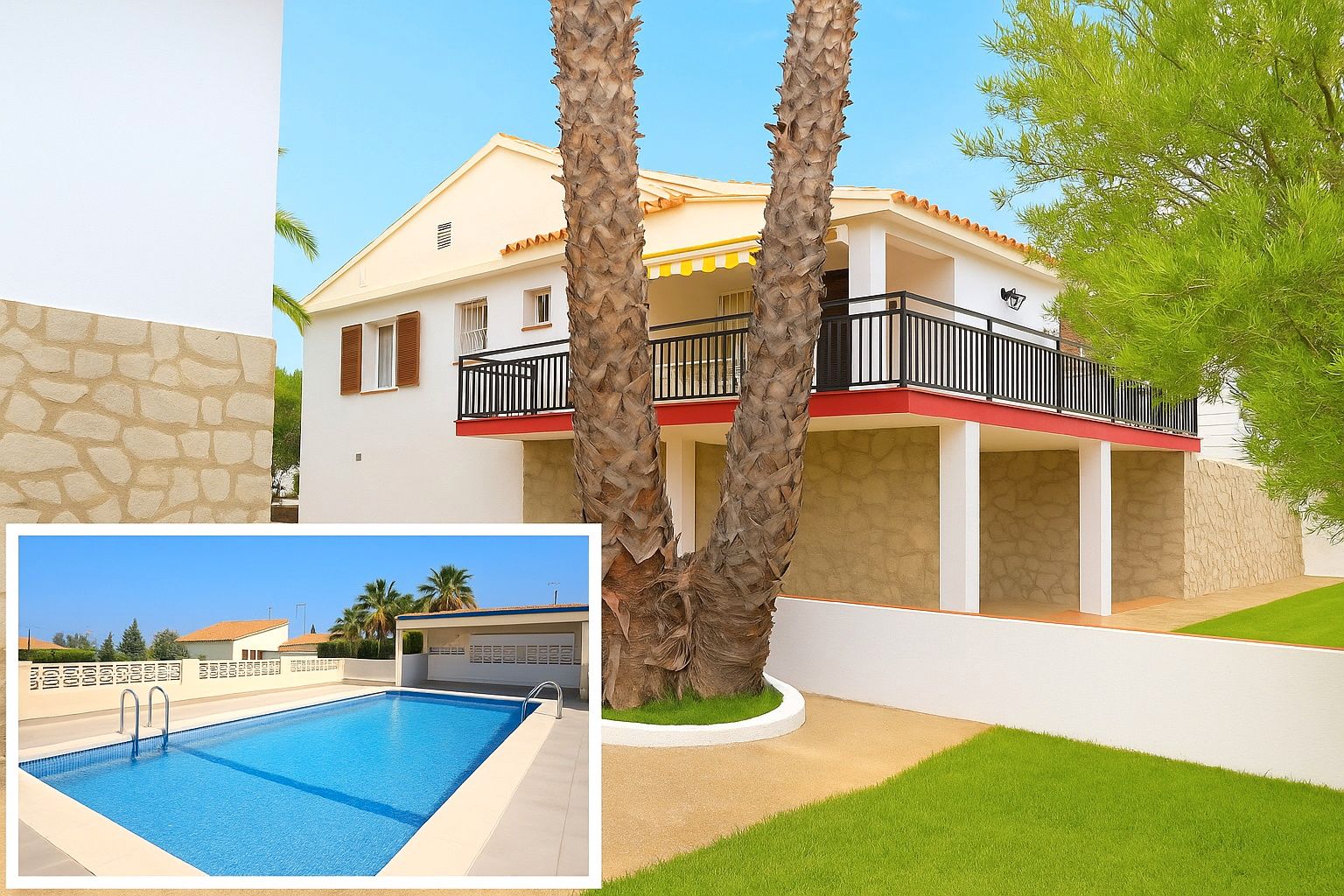 Exterior view of Flat to rent in Peñíscola / Peníscola  with Private garden, Terrace and Furnished
