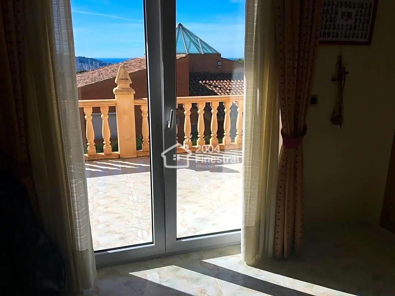 Terraza de Casa o chalet en venta en La Nucia con Jardín privado, Terraza y Piscina