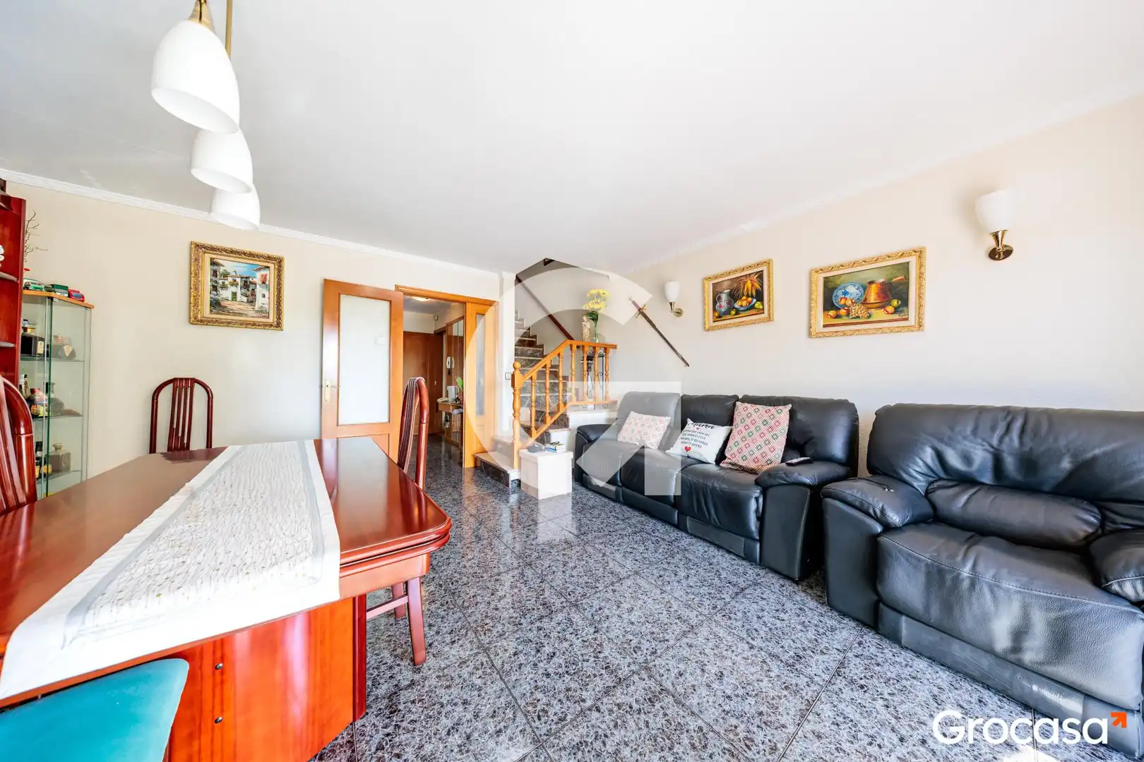 Living room of Houses for sale in Terrassa  with Air Conditioner, Heating and Terrace