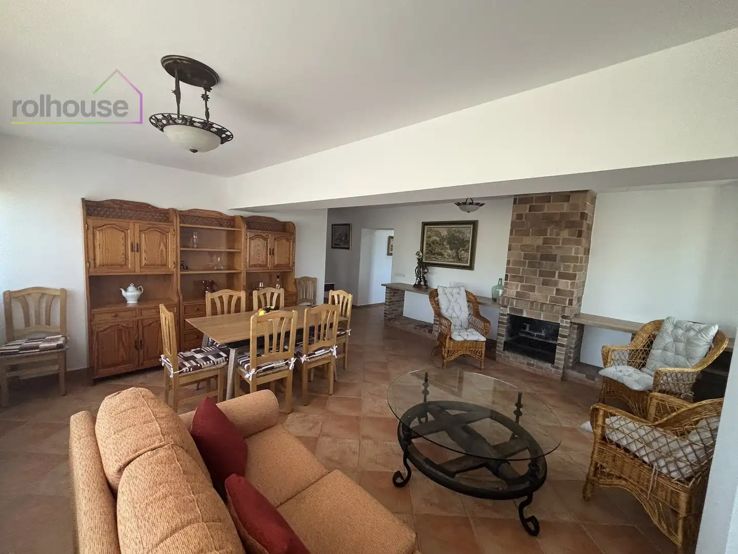 Sala d'estar de Pis de lloguer en  Palma de Mallorca amb Terrassa, Moblat i TV