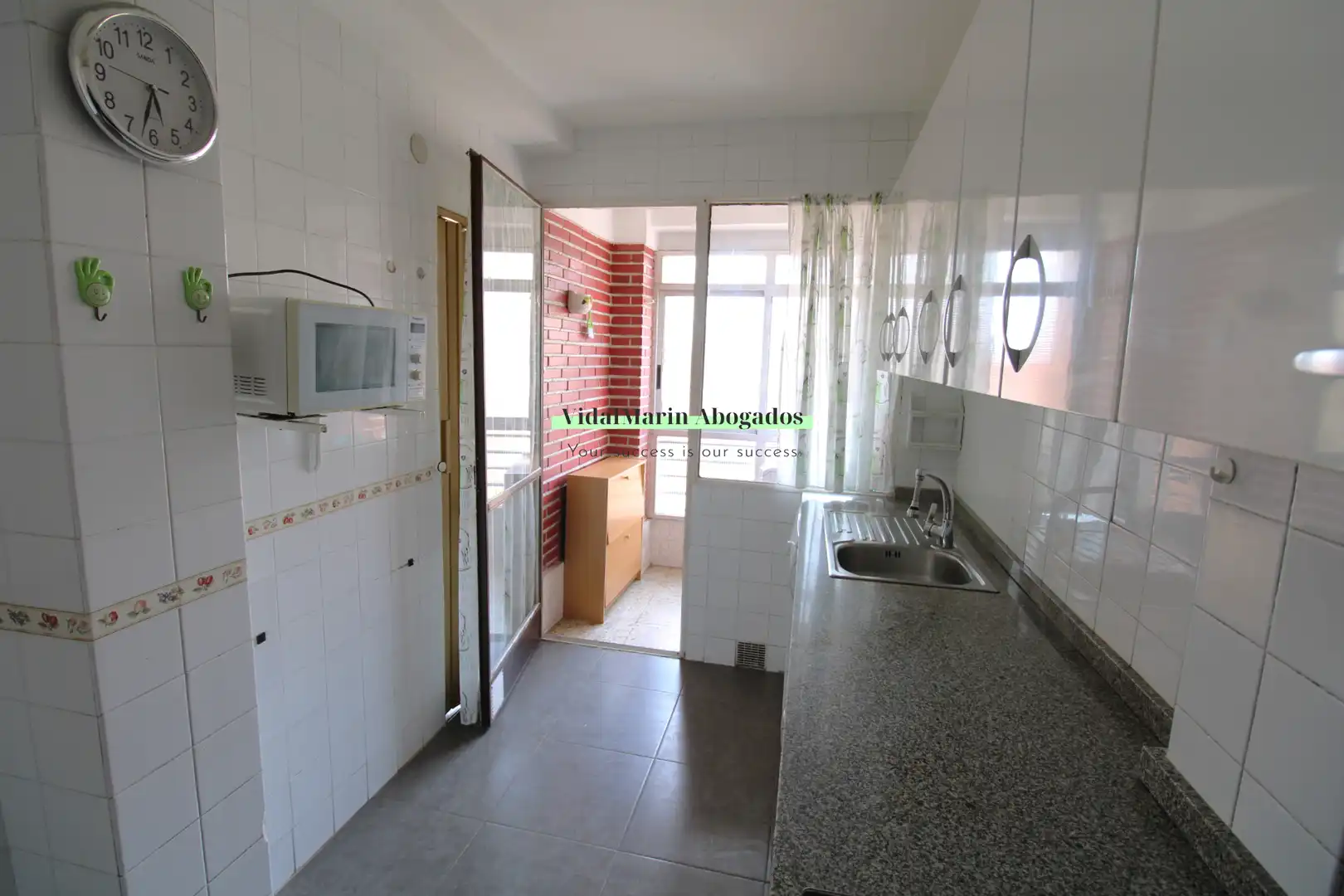 Cocina de Piso en venta en Alicante / Alacant con Aire acondicionado, Horno y Lavadora