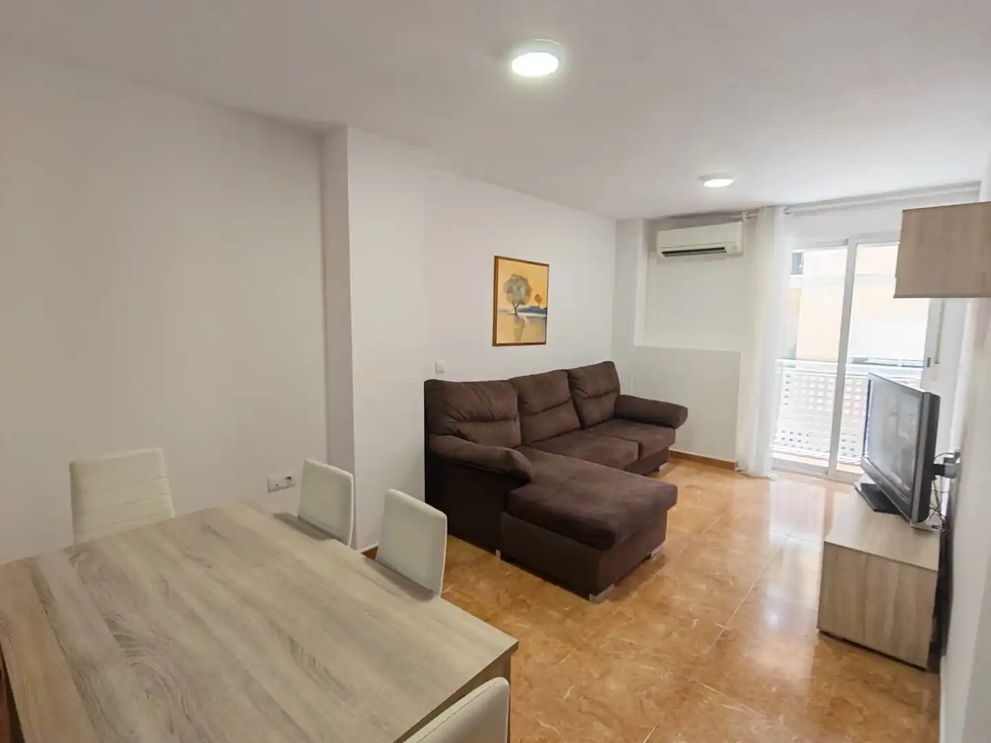 Sala de estar de Piso de alquiler en Murcia con Aire acondicionado, Calefacción y Lavadora