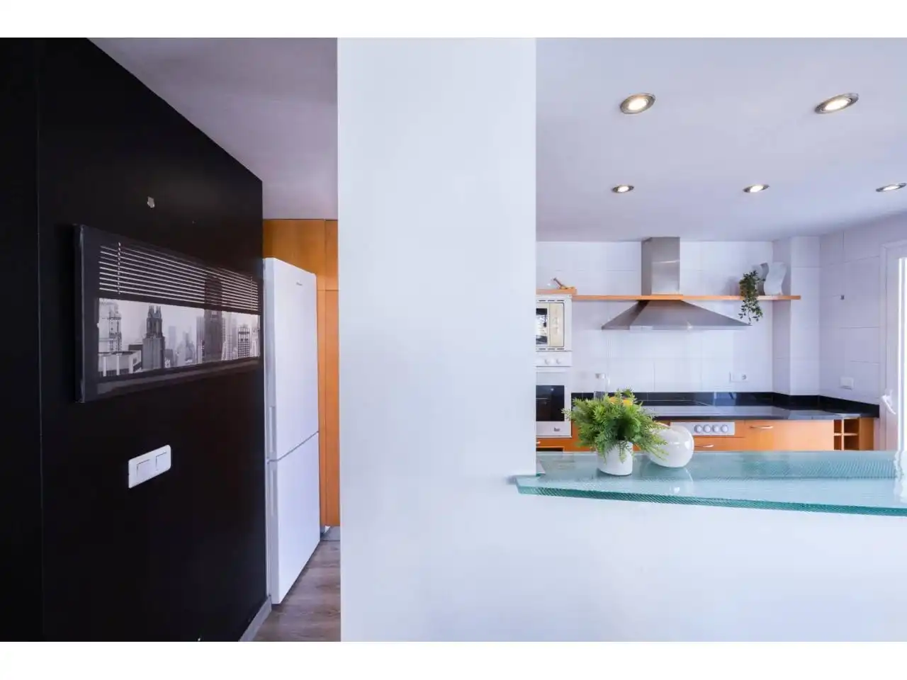 Kitchen of Flat for sale in Girona  with Air Conditioner, Heating and Parquet flooring