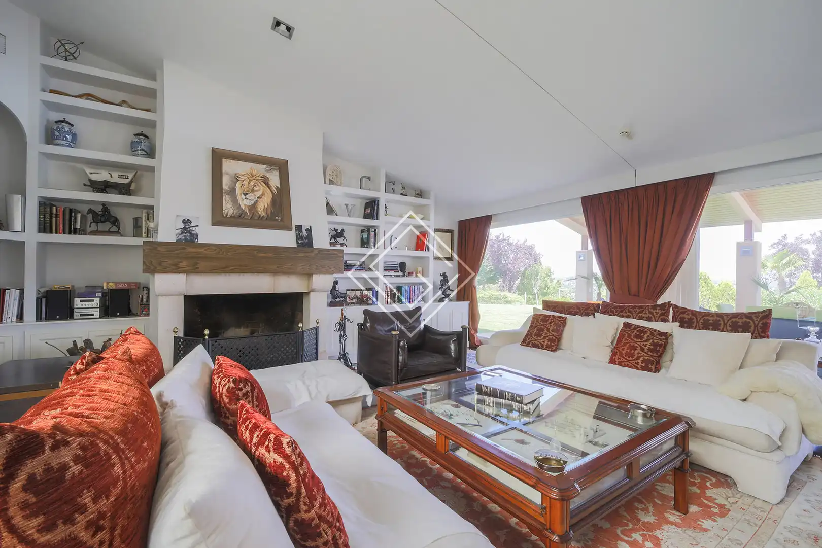 Sala de estar de Casa o chalet en venta en Algete con Aire acondicionado, Calefacción y Jardín privado