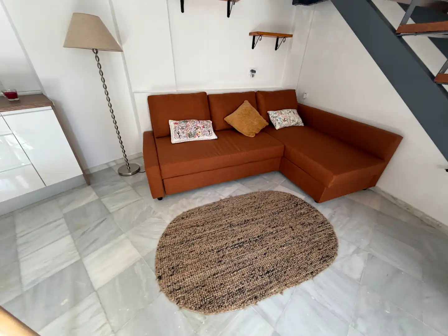 Wohnzimmer von Einfamilien-Reihenhaus zur Miete in Centro