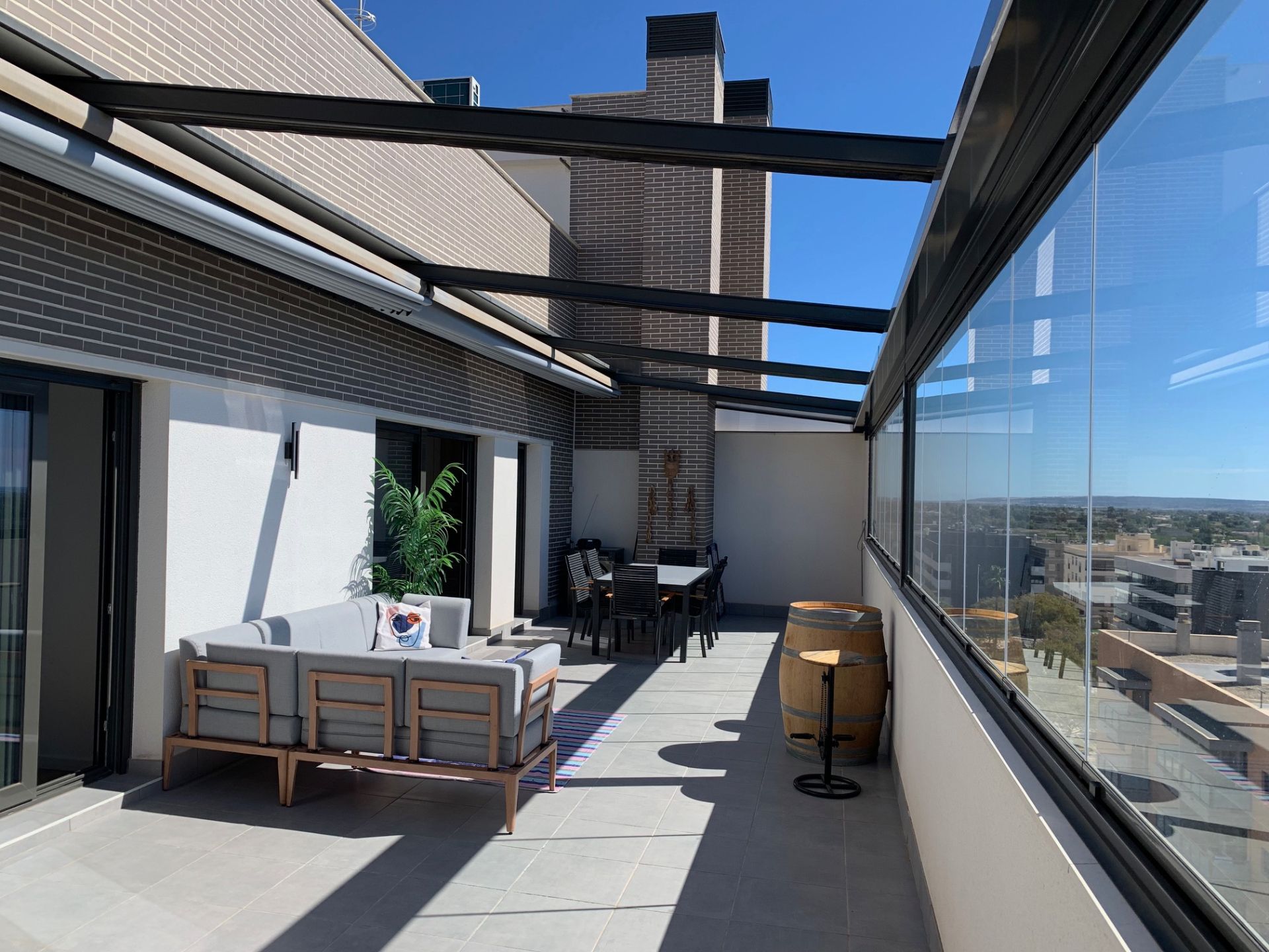 Terrace of Attic to rent in Elche / Elx  with Air Conditioner, Heating and Terrace