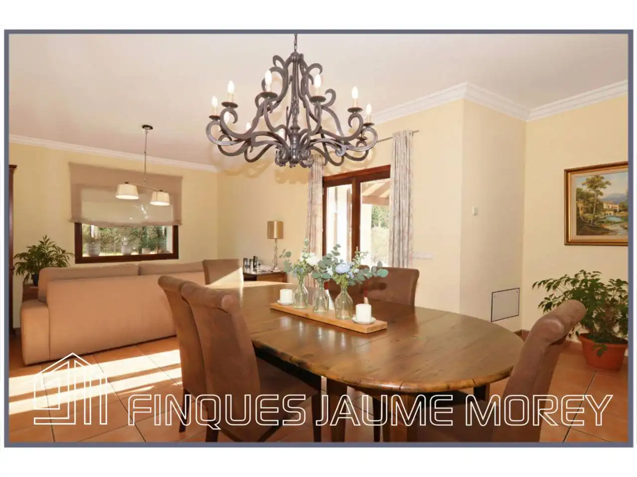 Dining room of Country homes for sale in Inca  with Air Conditioner, Heating and Private garden