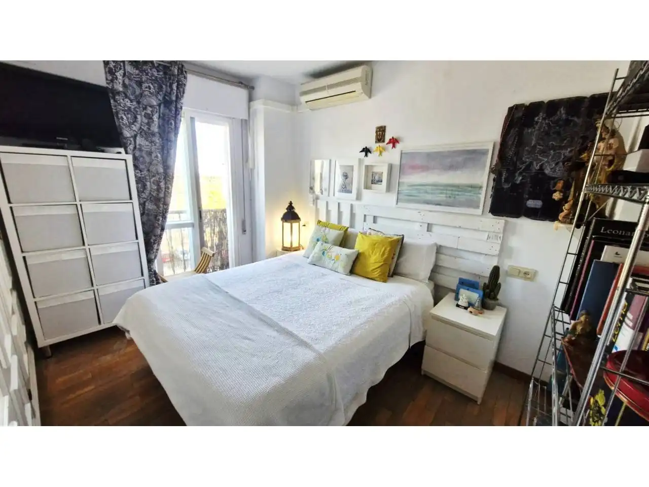 Schlafzimmer von Maisonette zum Verkauf in Huelva mit Klimaanlage, Parkett und Balkon