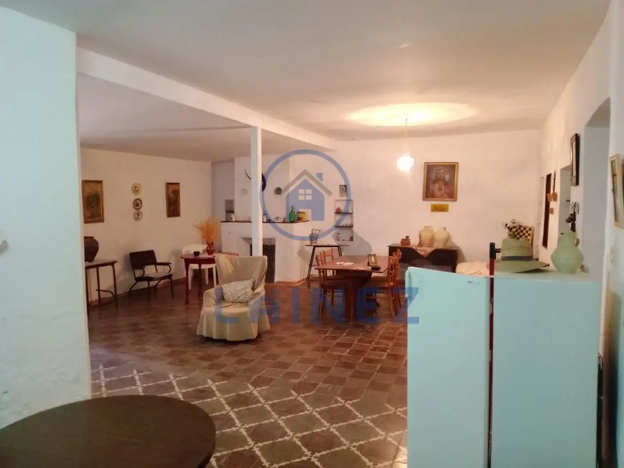 Living room of Houses for sale in Granja de Torrehermosa  with Heating, Private garden and Storage room