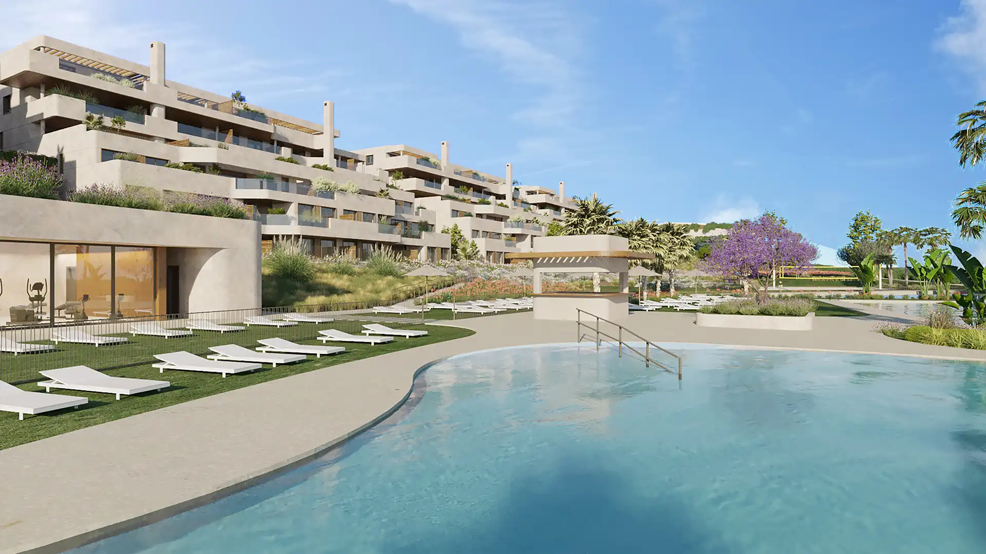 Exterior view of Attic for sale in La Alcaidesa  with Air Conditioner, Terrace and Swimming Pool