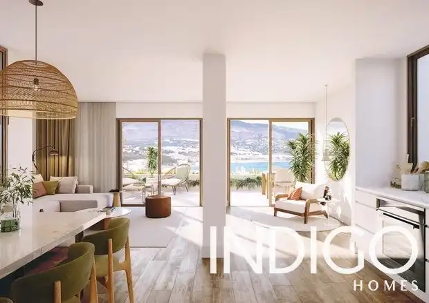 Sala de estar de Ático en venta en L'Alfàs del Pi con Aire acondicionado, Calefacción y Terraza