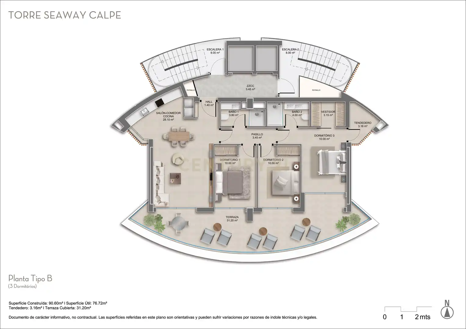 Flat for sale in Calpe / Calp  with Air Conditioner, Private garden and Swimming Pool