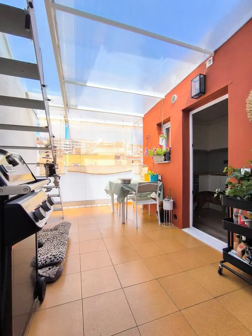 Terraza de Ático en venta en Mataró con Parquet, Terraza y Piscina
