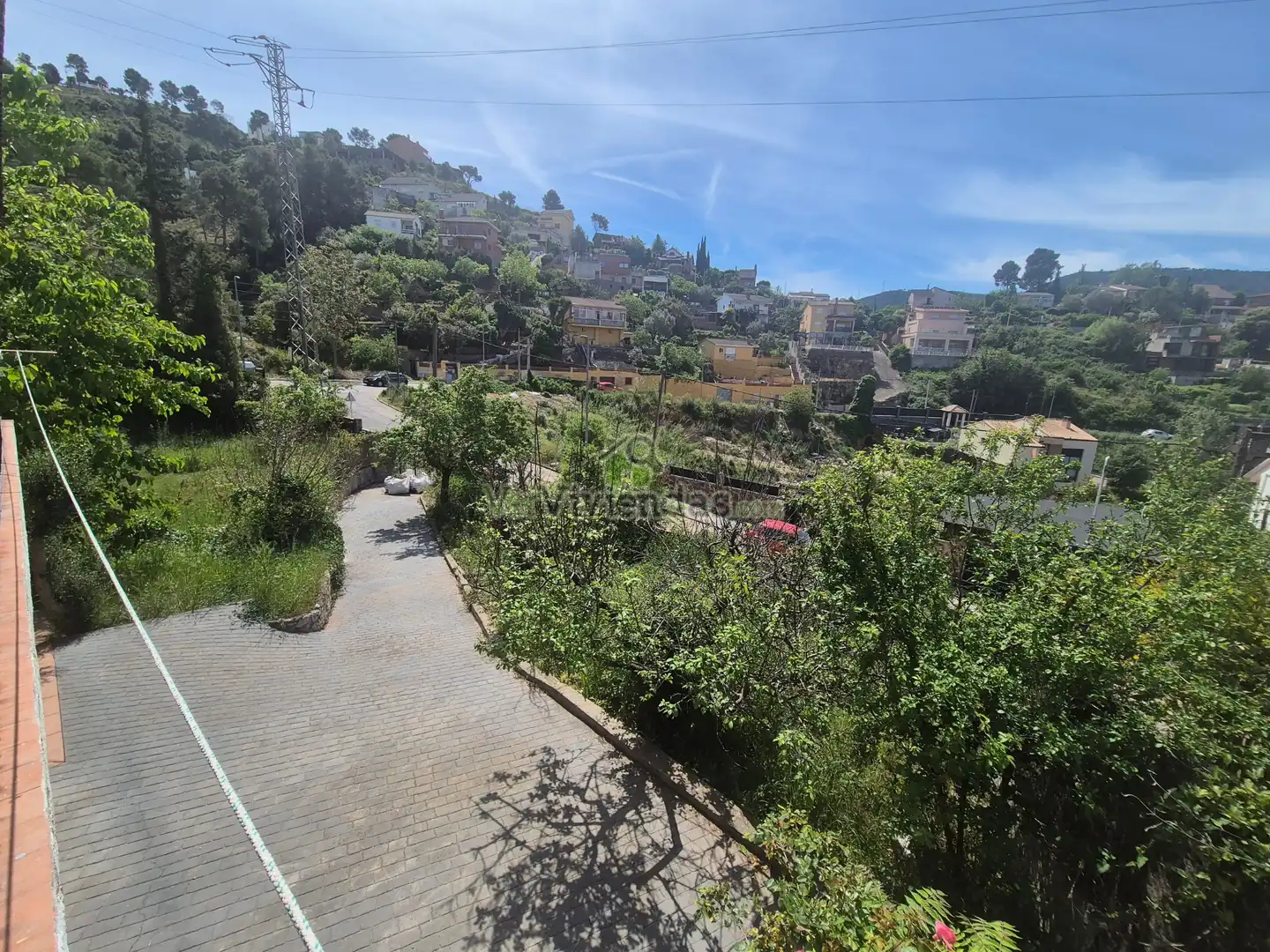 Vista exterior de Casa o chalet en venta en Vallirana con Jardín privado, Parquet y Terraza