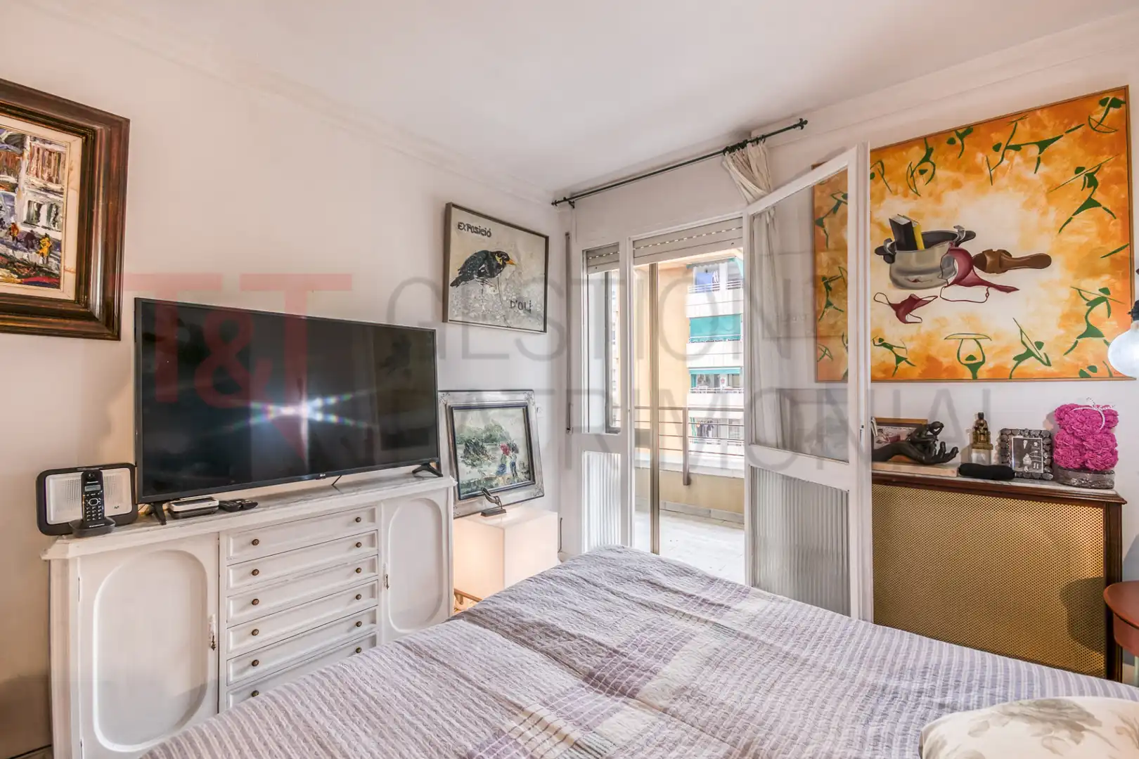 Schlafzimmer von Wohnung zum Verkauf in Manresa mit Heizung, Abstellraum und Balkon