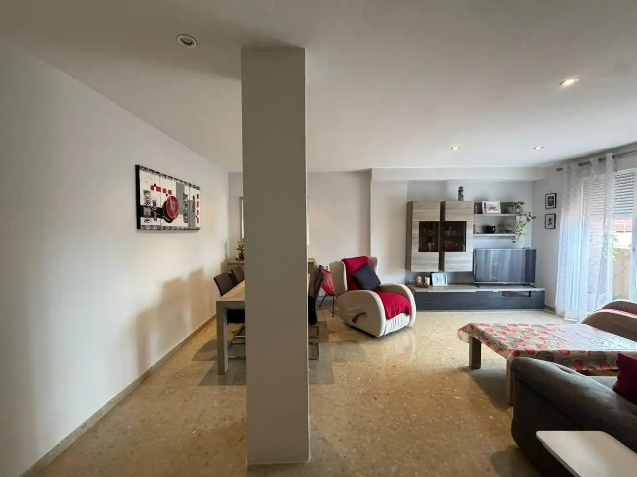 Sala d'estar de Pis en venda en Castellón de la Plana / Castelló de la Plana amb Aire condicionat, Terrassa i Traster