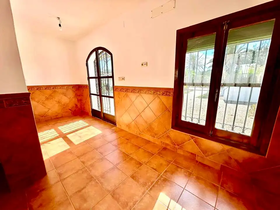 Vista exterior de Casa o chalet en venta en Almería con Jardín privado y Terraza